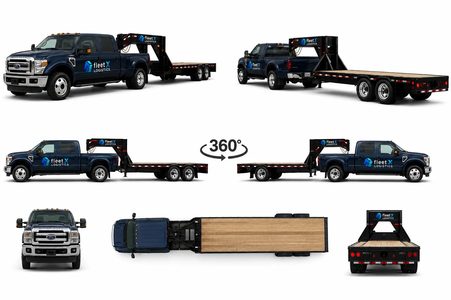 Hotshot 360-style truck view